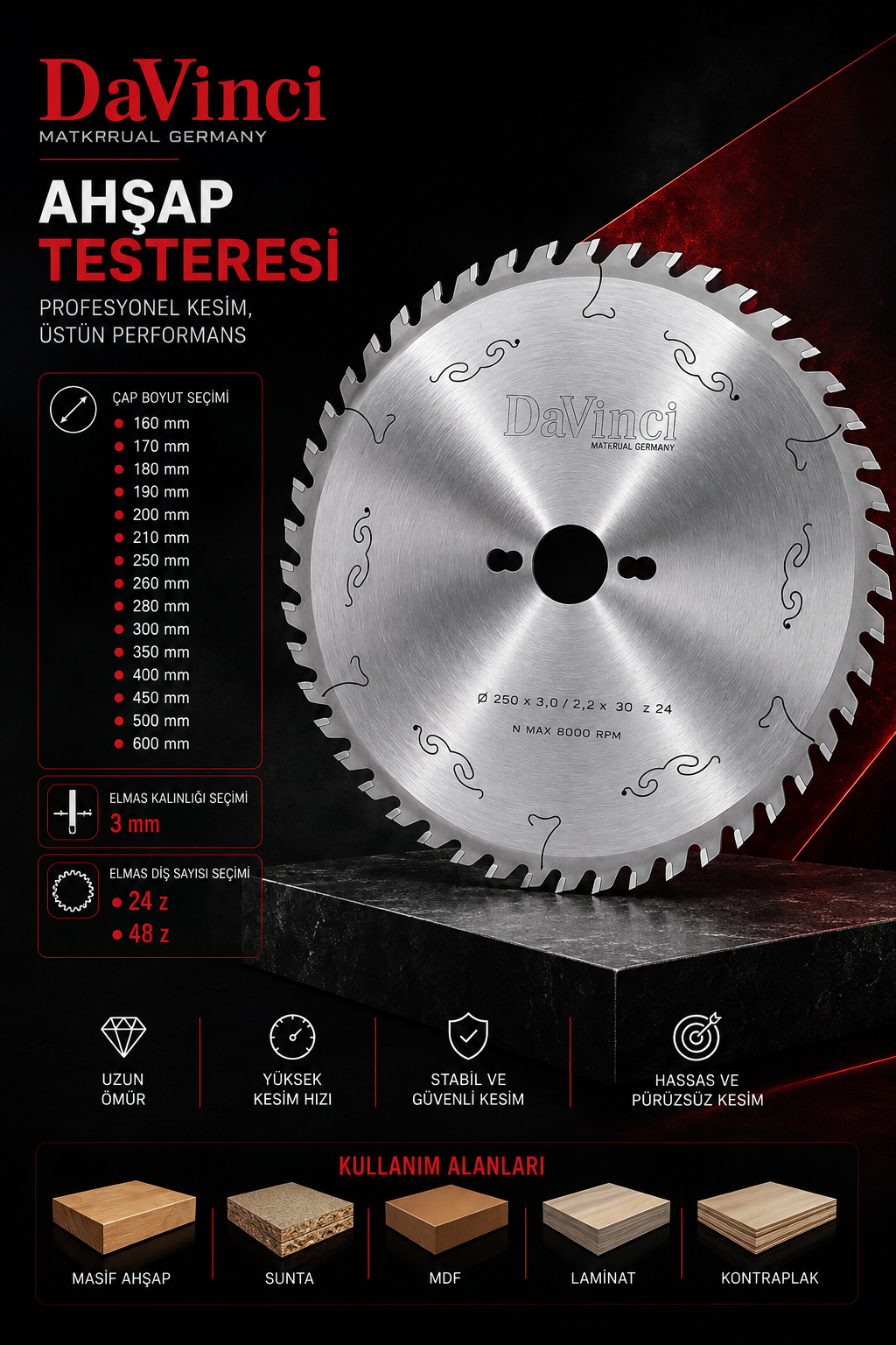 DaVinci Ahşap Testeresi