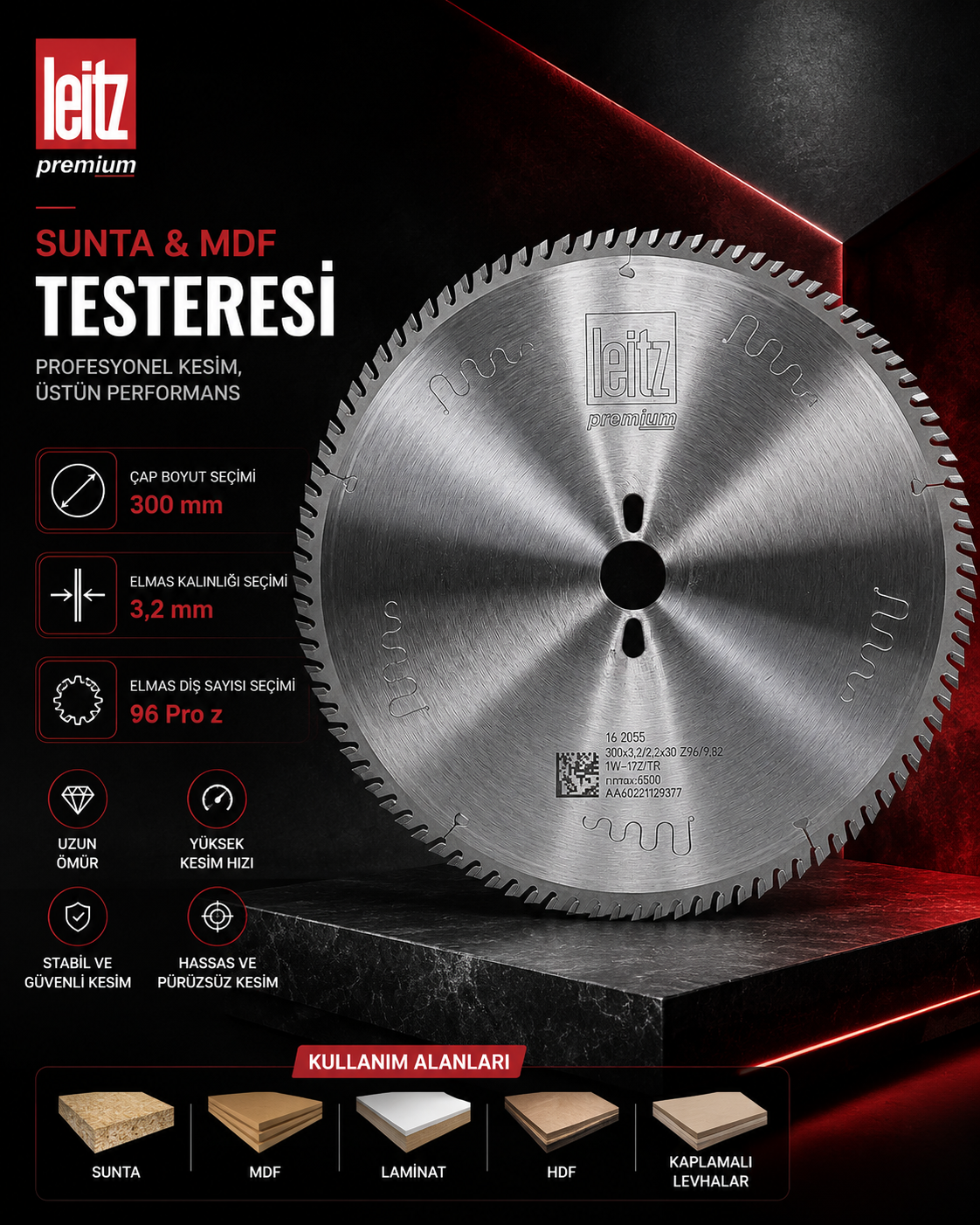 Leitz Sunta & MDF Testeresi