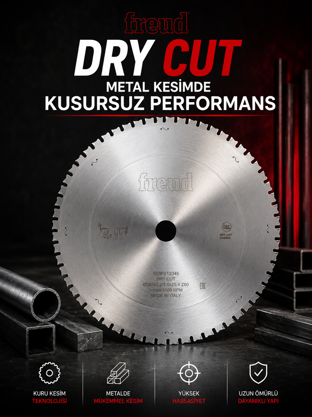 Kusursuz Performans Metal Kesim Testeresi